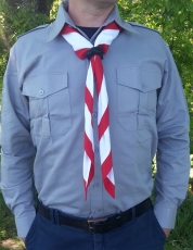 Pfadfinderhemd silbergrau