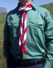 Pfadfinderhemd flaschengrün