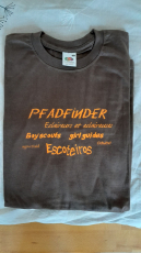 Pfadfinder T-Shirt chocolat/orange