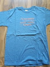Pfadfinder T-Shirt steel-blue/orange