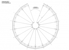 Grossjurtendach 800 cm mit Traufkante