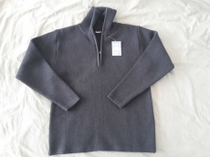 Damen-Troyer aus 100% Schurwolle marineblau