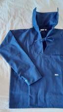Takelbluse blau Gr. 48 / M