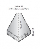 S-Kohte mit 20 cm Seitenrand (Kohte 53)