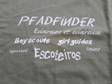 Pfadfinder T-Shirt oliv-grün / grau